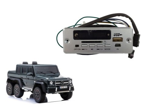 LEAN CARS Panel muzyczny do Auta na akumulator DMD 318 LS618