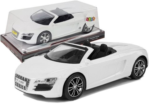 LEAN Toys Autko z Napędem Frykcyjnym Kabriolet Białe 1:18 LEAN Toys Autko z Napędem Frykcyjnym Kabriolet Białe 1:18
