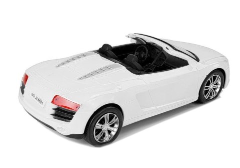 LEAN Toys Autko z Napędem Frykcyjnym Kabriolet Białe 1:18 LEAN Toys Autko z Napędem Frykcyjnym Kabriolet Białe 1:18