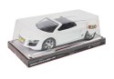 LEAN Toys Autko z Napędem Frykcyjnym Kabriolet Białe 1:18