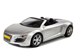 LEAN Toys Autko z Napędem Frykcyjnym Kabriolet Srebrne 1:18