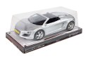 LEAN Toys Autko z Napędem Frykcyjnym Kabriolet Srebrne 1:18