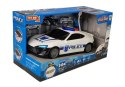 LEAN Toys Auto Policyjne Schowek Garaż 2w1 Policjant Małe Autka Dźwięk Światła