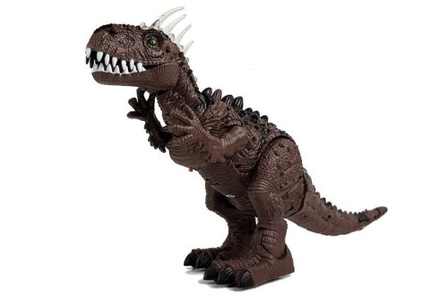 LEAN Toys Dinozaur Brązowy na Baterie Porusza się z Projektorem Dźwiękiem LEAN Toys Dinozaur Brązowy na Baterie Porusza się z Projektorem Dźwiękiem