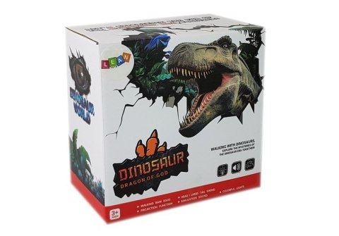 LEAN Toys Dinozaur Brązowy na Baterie Porusza się z Projektorem Dźwiękiem LEAN Toys Dinozaur Brązowy na Baterie Porusza się z Projektorem Dźwiękiem