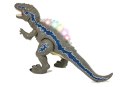 LEAN Toys Dinozaur Zdalnie Sterowany Tyranozaur Świeci Szary