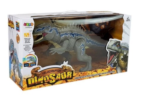 LEAN Toys Dinozaur Zdalnie Sterowany Tyranozaur Świeci Szary LEAN Toys Dinozaur Zdalnie Sterowany Tyranozaur Świeci Szary