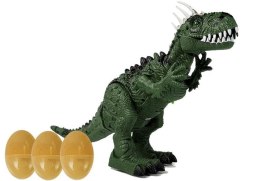 LEAN Toys Dinozaur Zielony na Baterie Porusza się z Projektorem Dźwiękiem
