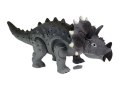 LEAN Toys Dinozaur na Baterie Triceratops Szary