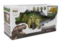 LEAN Toys Dinozaur na Baterie Triceratops Zielony