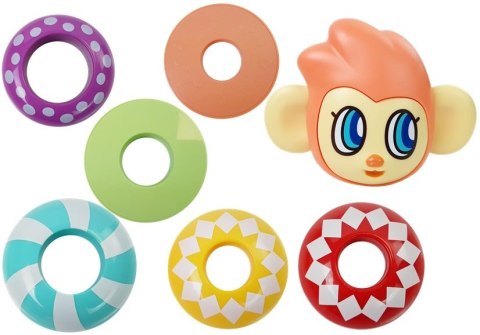 LEAN Toys Edukacyjna Piramidka Małpka z Dźwiękami, Nauka Liczb LEAN Toys Edukacyjna Piramidka Małpka z Dźwiękami, Nauka Liczb