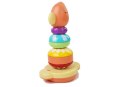 LEAN Toys Edukacyjna Piramidka Małpka z Dźwiękami, Nauka Liczb