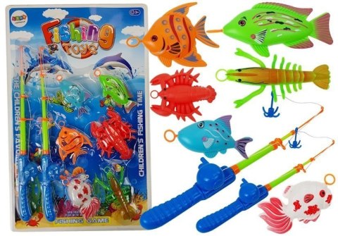 LEAN Toys Gra Zestaw do Łowienia Rybek Łowienie Wędki LEAN Toys Gra Zestaw do Łowienia Rybek Łowienie Wędki