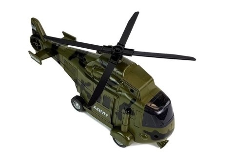 LEAN Toys Helikopter Wojskowy Ratunkowy 1:16 Hak Dźwięk Światła LEAN Toys Helikopter Wojskowy Ratunkowy 1:16 Hak Dźwięk Światła