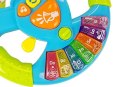 LEAN Toys Interaktywna Kierownica Dla Niemowląt Pianinko Dźwięk Światła