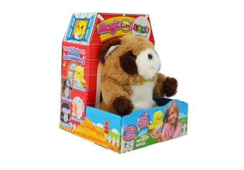 LEAN Toys Interaktywny Gadający Szop Pracz Powtarzający Słowa Pluszowy LEAN Toys Interaktywny Gadający Szop Pracz Powtarzający Słowa Pluszowy