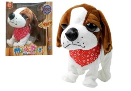 LEAN Toys Interaktywny Piesek Szczeka Rusza Ogonkiem Sensory