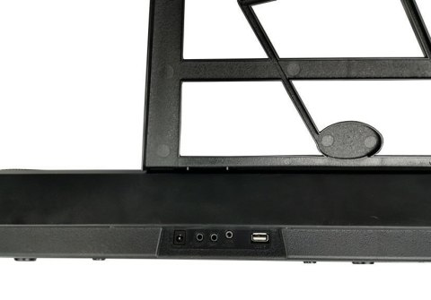 LEAN Toys Keyboard Organy 328-06 Mikrofon Zasilacz Czarny LEAN Toys Keyboard Organy 328-06 Mikrofon Zasilacz Czarny