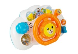 LEAN Toys Kierownica Edukacyjna Interaktywna dla Niemowlaka Pomarańczowa