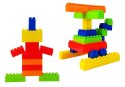LEAN Toys Klocki Budowlane w Słoiku Samochód 35 cm 205 klocków