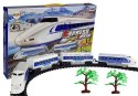 LEAN Toys Kolejka Pociąg Pendolino Tory na Baterie z Dźwiękiem i Światłem