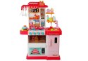 LEAN Toys Kuchnia Muzyczna ze Światłami i Wodą Przybory Kuchenne Akcesoria Różowa