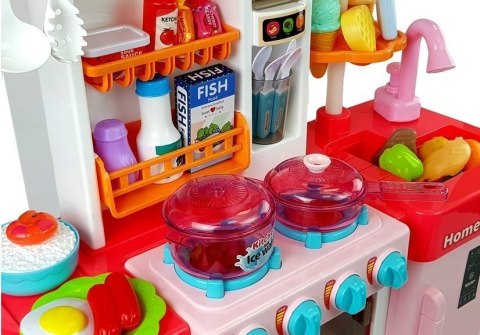 LEAN Toys Kuchnia Muzyczna ze Światłami i Wodą Przybory Kuchenne Akcesoria Różowa LEAN Toys Kuchnia Muzyczna ze Światłami i Wodą Przybory Kuchenne Akcesoria Różowa