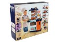 LEAN Toys Kuchnia Muzyczna ze Światłami i Wodą Przybory Kuchenne Akcesoria Różowa