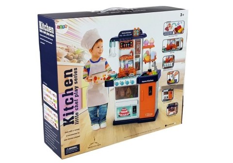 LEAN Toys Kuchnia Muzyczna ze Światłami i Wodą Przybory Kuchenne Akcesoria Różowa LEAN Toys Kuchnia Muzyczna ze Światłami i Wodą Przybory Kuchenne Akcesoria Różowa