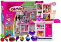 LEAN Toys Kuchnia Woda Garnki Artykuły Spożywcze Na Baterie Dźwięk Różowa