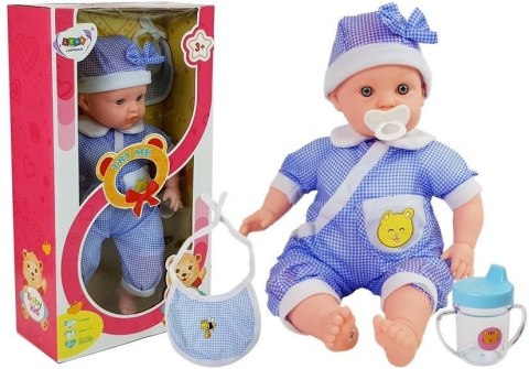 LEAN Toys Lalka Bobas 45 cm Niebieskie Ubranie LEAN Toys Lalka Bobas 45 cm Niebieskie Ubranie