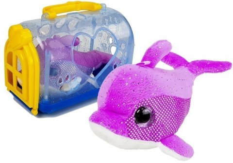 LEAN Toys Mały Delfin z Transporterem Maskotka LEAN Toys Mały Delfin z Transporterem Maskotka