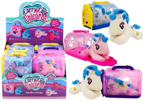 LEAN Toys Mały Jednorożec z Transporterem Maskotka LEAN Toys Mały Jednorożec z Transporterem Maskotka