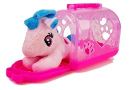 LEAN Toys Mały Jednorożec z Transporterem Maskotka