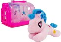 LEAN Toys Mały Jednorożec z Transporterem Maskotka