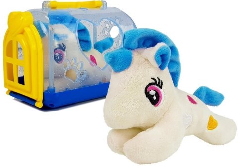 LEAN Toys Mały Jednorożec z Transporterem Maskotka LEAN Toys Mały Jednorożec z Transporterem Maskotka
