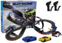 LEAN Toys Ogromny Tor Wyścigowy 2 Pętle 1:43 Autka Pilot 1020 cm Światła