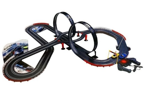 LEAN Toys Ogromny Tor Wyścigowy 2 Pętle 1:43 Autka Pilot 1020 cm Światła LEAN Toys Ogromny Tor Wyścigowy 2 Pętle 1:43 Autka Pilot 1020 cm Światła
