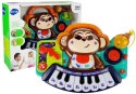LEAN Toys Pianinko Interaktywne dla Niemowlaka DJ Małpka