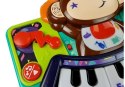 LEAN Toys Pianinko Interaktywne dla Niemowlaka DJ Małpka