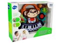 LEAN Toys Pianinko Interaktywne dla Niemowlaka DJ Małpka
