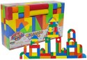 LEAN Toys Piankowe Klocki Konstrukcyjne 131 elementów