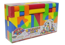 LEAN Toys Piankowe Klocki Konstrukcyjne 131 elementów