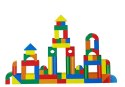LEAN Toys Piankowe Klocki Konstrukcyjne 131 elementów