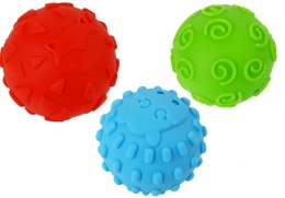 LEAN Toys Piłki Sensoryczne Kolorowe Kule dla Niemowlaka 6 szt