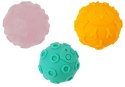 LEAN Toys Piłki Sensoryczne Kolorowe Kule dla Niemowlaka 6 szt