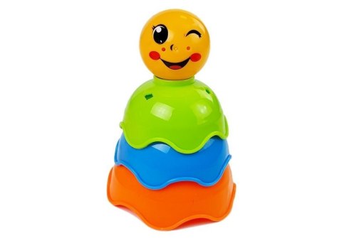 LEAN Toys Piramidka dla Niemowlaka Muszelki LEAN Toys Piramidka dla Niemowlaka Muszelki