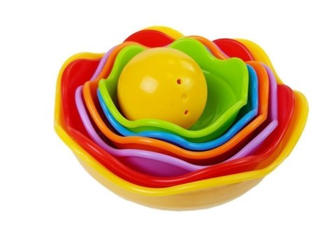 LEAN Toys Piramidka dla Niemowlaka Muszelki LEAN Toys Piramidka dla Niemowlaka Muszelki