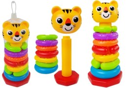 LEAN Toys Piramidka dla Niemowlaka Obręcze