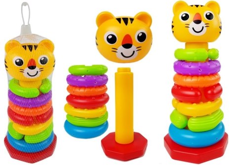 LEAN Toys Piramidka dla Niemowlaka Obręcze LEAN Toys Piramidka dla Niemowlaka Obręcze